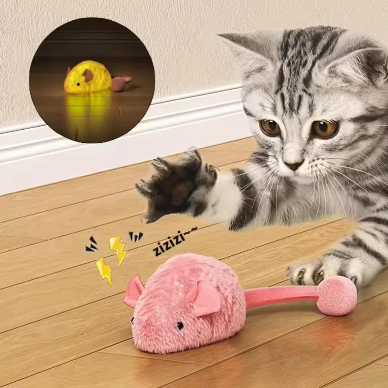 Rato MeowMotion – O brinquedo interativo com movimento que mantém seu gato ativo e feliz.