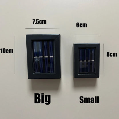 Luminária de parede solar ZILVIX – Iluminação LED externa inteligente, à prova d'água e ecológica!