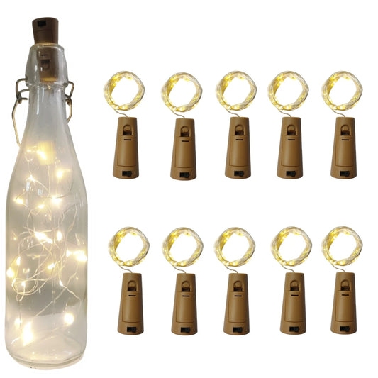Wine Bottle Fairy Lights – Perfect for Party & Decor