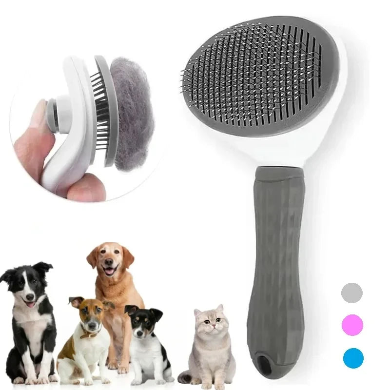 Escova SmartFur – A escova autolimpante para animais de estimação que torna a higiene fácil e divertida.