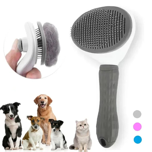 Escova SmartFur – A escova autolimpante para animais de estimação que torna a higiene fácil e divertida.
