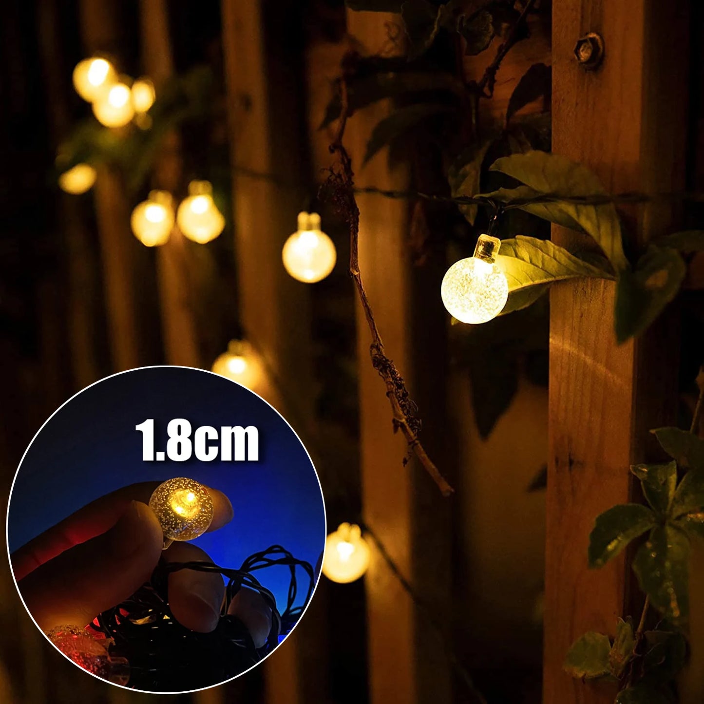 Solar String Lights with 200 LEDs – Brighten Your Garden with Eco-Friendly Magic