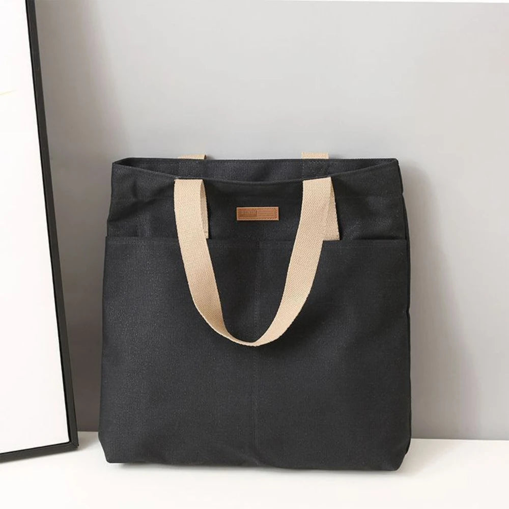 Bolsa Tote Feminina de Lona – Estilo, Espaço e Sofisticação para o Dia a Dia!