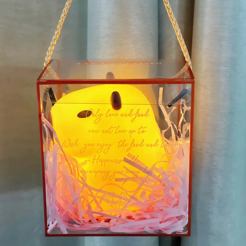 Luminária noturna de silicone em formato de capivara!