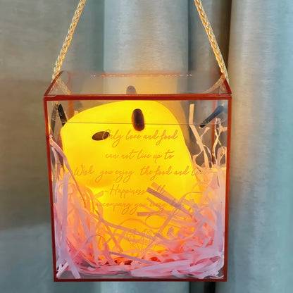 Luminária noturna de silicone em formato de capivara!